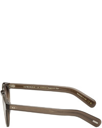 Oliver Peoples Taupe Martineaux Sunglasses