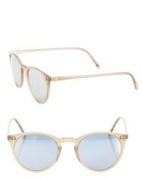 Oliver Peoples The Row For Omalley Nyc 48mm Round Sunglasses