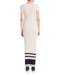 James Perse Ribbed Cotton Terry Sweater Dress