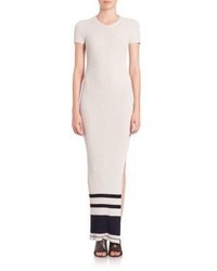 James Perse Ribbed Cotton Terry Sweater Dress