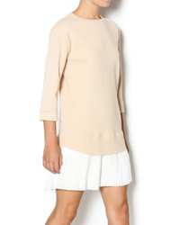 Ruby And Jenna Pleated Bottom Sweater Dress