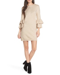 BB Dakota Ruffle Sleeve Sweater Dress