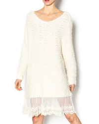 Simply Dena Sweater Lace Dress