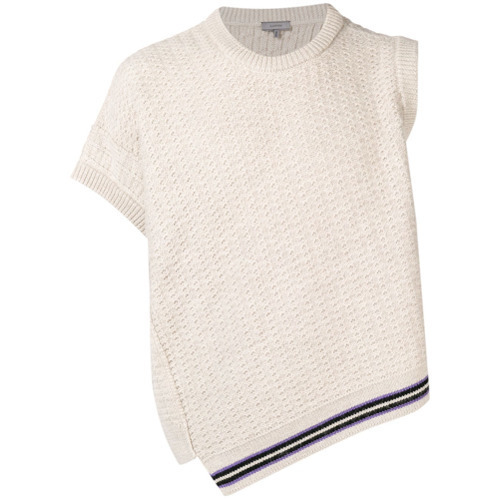 Lanvin Asymmetric Knit Sweater, $665 | farfetch.com | Lookastic