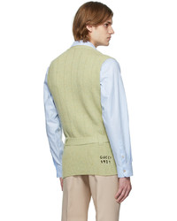 Gucci Green Wool Vest