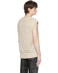 Andersson Bell Off White Organic Cotton Vest