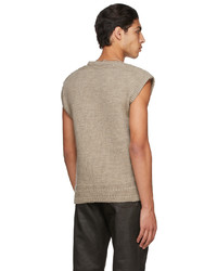 Our Legacy Wool Reversed Cable Vest