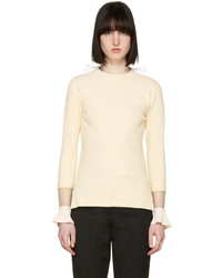 Toga Beige Flare Sleeves Pullover
