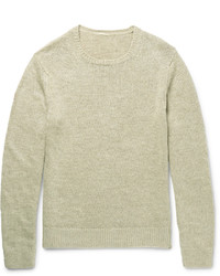 Massimo Alba J Pierre Mlange Linen And Silk Blend Sweater