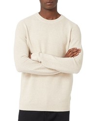 Topman Slim Fit Ripple Stitched Sweater