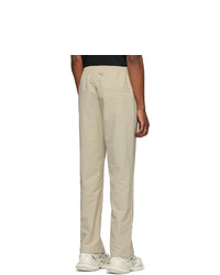 A-Cold-Wall* Beige Curved Stitch Track Pants
