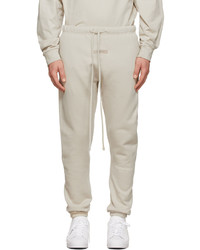 Essentials Beige Fleece Lounge Pants