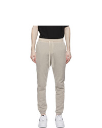 John Elliott Beige Fur Terry La Lounge Pants