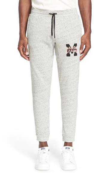 maison kitsune sweatpants