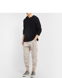 Isabel Marant Oarris Tapered Tencel And Linen Blend Trousers
