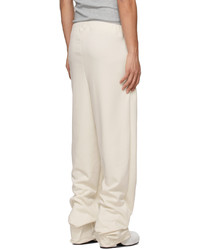 Random Identities Off White Dressy Lounge Pants