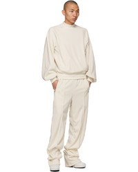 Random Identities Off White Dressy Lounge Pants