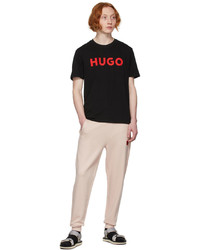 Hugo Pink Cotton Lounge Pants