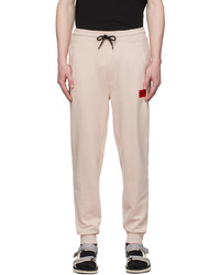 Hugo Pink Cotton Lounge Pants