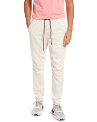 KUWALLA Stretch Cotton Combat Joggers In Beige At Nordstrom