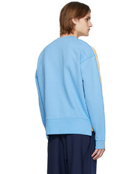 Marni Beige Blue Colorblock Sweatshirt