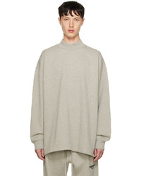 Essentials Gray Relaxed Sweatshirt