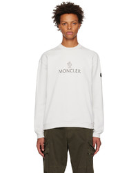 Moncler Off White Crewneck Sweatshirt