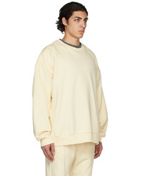 Juun.J Off White Dlicat Graphic Sweatshirt