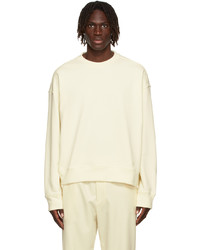 Jil Sander Off White French Terry Sweatshirt