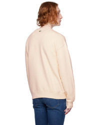 Lacoste Off White Loose Fit Sweatshirt