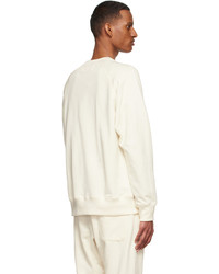 Bather Off White Organic Cotton Sweatshirt
