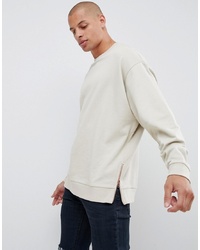 ASOS DESIGN Oversized Sweatshirt With Gold S