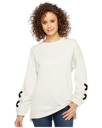 Culture Phit Thea Sweatshirt With Lace Up Sleeve Detail Sweatshirt