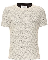 Maison Margiela Distressed Effect Quilted T Shirt
