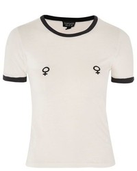 Topshop Female Symbol T Shirt