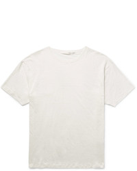 Isabel Benenato Slub Linen Jersey T Shirt