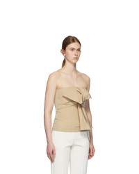 Givenchy Beige Bow Tank Top