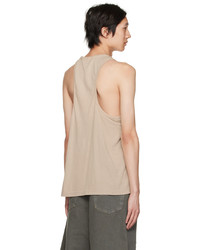 Acne Studios Beige Relaxed Fit Tank Top