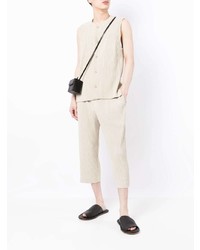 Homme Plissé Issey Miyake Button Up Pleated Vest