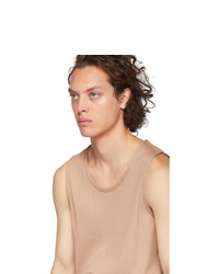 Lemaire Pink Sunspel Edition Jersey Tank Top