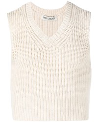 Our Legacy Ribbed Knit Cropped Vest