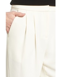 Ellen Tracy Pleat Front Tapered Trousers