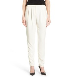 Ellen Tracy Pleat Front Tapered Trousers