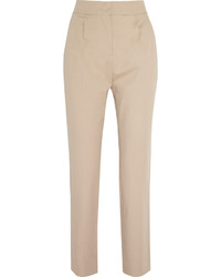 Valentino Stretch Cotton Twill Tapered Pants