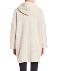 ATM Anthony Thomas Melillo Solid Textured Hooded Jacket