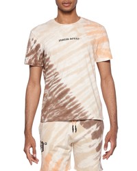 ELEVENPARIS Jamais Sorry Tie Dye Cotton Graphic Tee In Coral Sand Tie Dye At Nordstrom