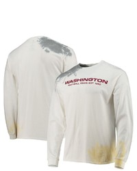 Junk Food Cream Washington Football Team Tie Dye Long Sleeve T Shirt