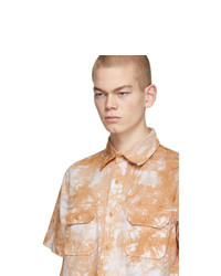 Clot Brown Dickies Edition Tie Dye Short Sleeve Shirt