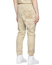 John Elliott Beige Tie Dye Lounge Pants