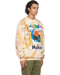 Online Ceramics Multicolor Tie Dye Maker Sweatshirt